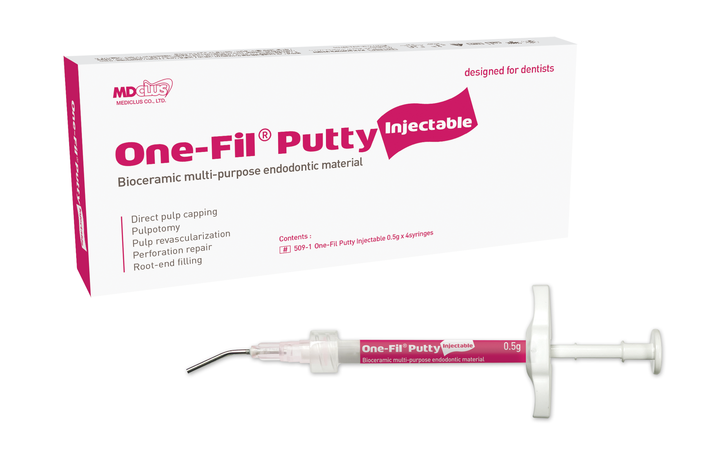 One-Fil PT putty (premixed tricalcium silicate material)