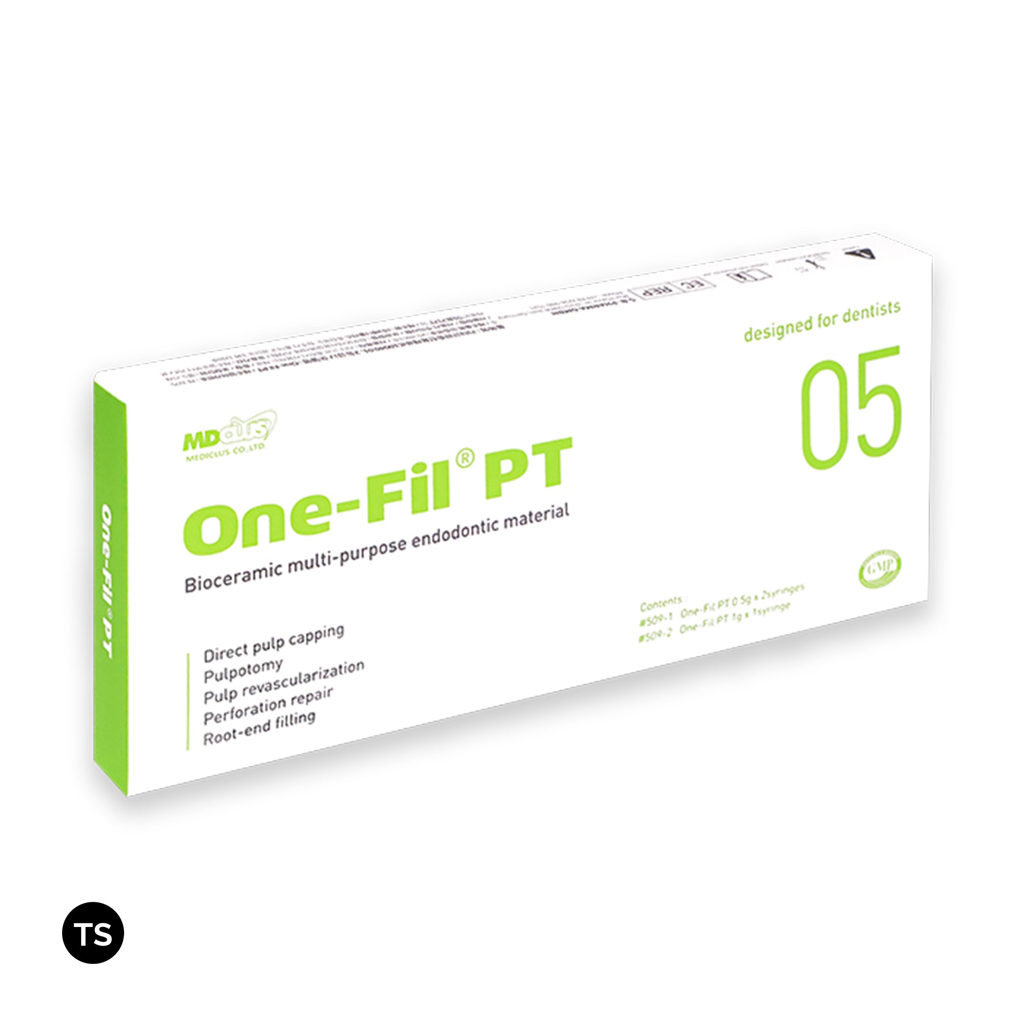 One-Fil PT putty (premixed tricalcium silicate material)